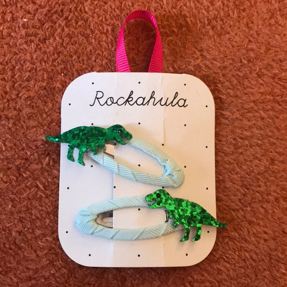 Rockahula Accessories Uk Brand Kids Dino Hair Clips Poshmark